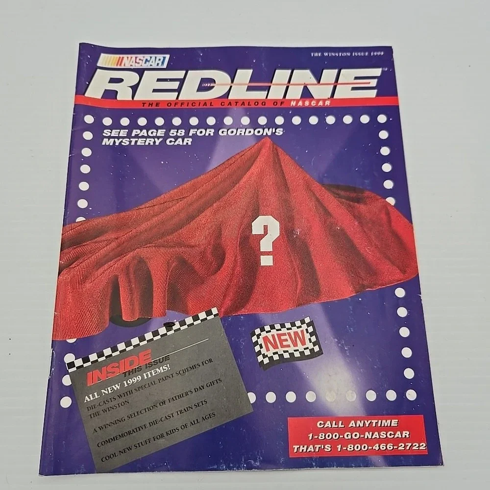 NASCAR Redline Winston Collectable Catalog‎ Magazine 1999 Jeff Gordon